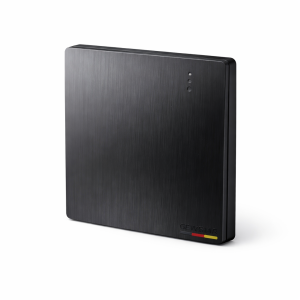 ელექტრო ჩამრთველი 1-იანი (ერთი კლავიშით), შავი, BK G16002