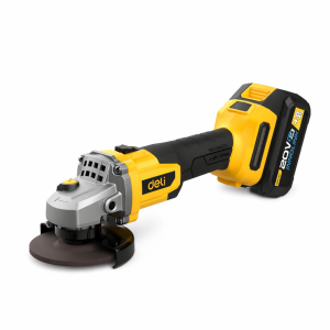 ელ. კუთხსახეხი 20ვტ / 125მმ DC602 4.0Ah*2 ელემენტით / ჩანთით მწარ. deli