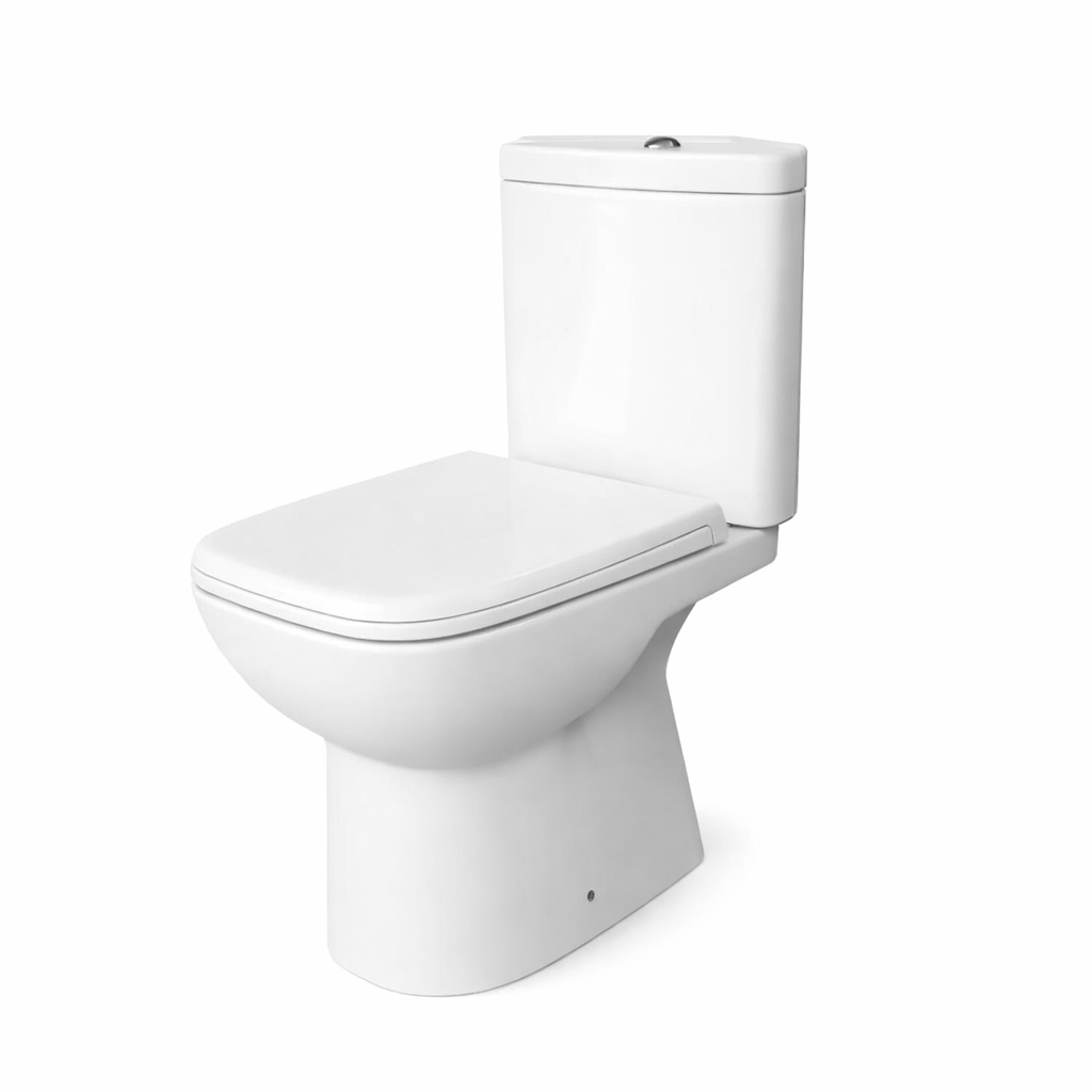 უნიტაზი ავზით კუთხის ORIGIN თეთრი, მექან, სახურ. #YFG105C RAK CERAMICS - Image 2