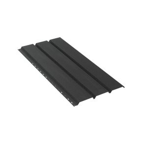 84-იანი ფერადი თუნუქის საიდინგი 0.5X345 ხაოიანი RAL 9005