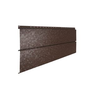 154-იანი ფერადი თუნუქის საიდინგი 0.5X340 ხაოიანი brown rust