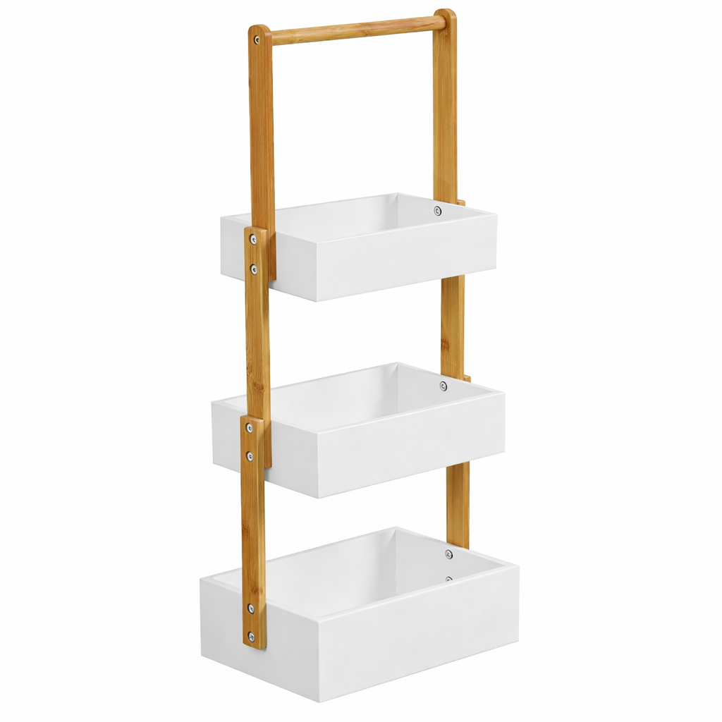 სააბაზანოს თარო #MH24030 ზომა:32*20*75.5 სმ