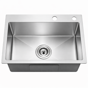 უჟანგავი ლით. ნიჟარა ზომა: 40*50 1-ნი ჩასას. სიფონ. საწურით (CHROME) NYWY-24-14