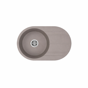 სამზარეულოს ნიჟარა Амира ფერი Серый Шелк მწარ. AQUATON