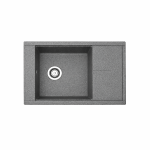 სამზარეულოს ნიჟარა Делия 78 ფერი Серый მწარ. AQUATON