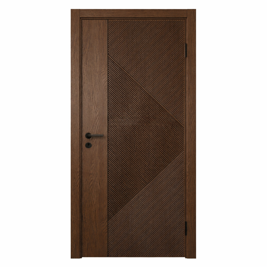 კარი MDF Синди-13 ზომა. 80*2200 ფერი. Шпон Орех