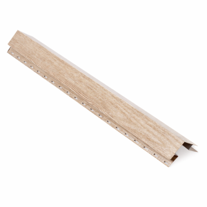 საიდინგის გარე კუთხის პროფილი (3მ) ხაოიანი WOOD LIGHTER