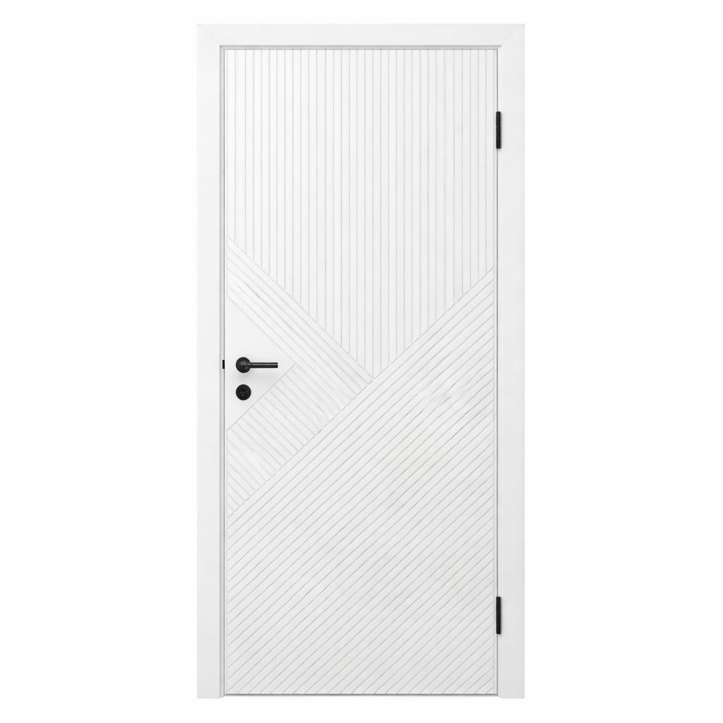 კარი MDF Соло-11 ზომა. 80*2150 ფერი. 9003 Белая