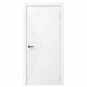 კარი MDF Соло-3 ზომა. 80*2150 ფერი. 9003 Белая