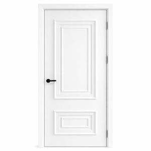 კარი MDF Дует-2 ზომა. 80*2150 ფერი. 9003 Белая